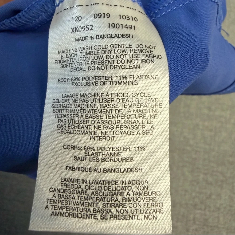 COLUMBIA Cold Bay II Dress in Blue Drawcord Omni Wick UPF 30 Protection - Picture 5 of 9